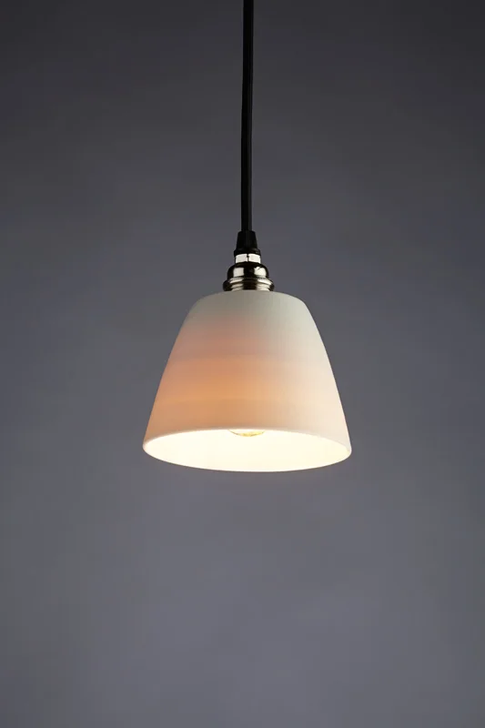 Simple white pendant light deals